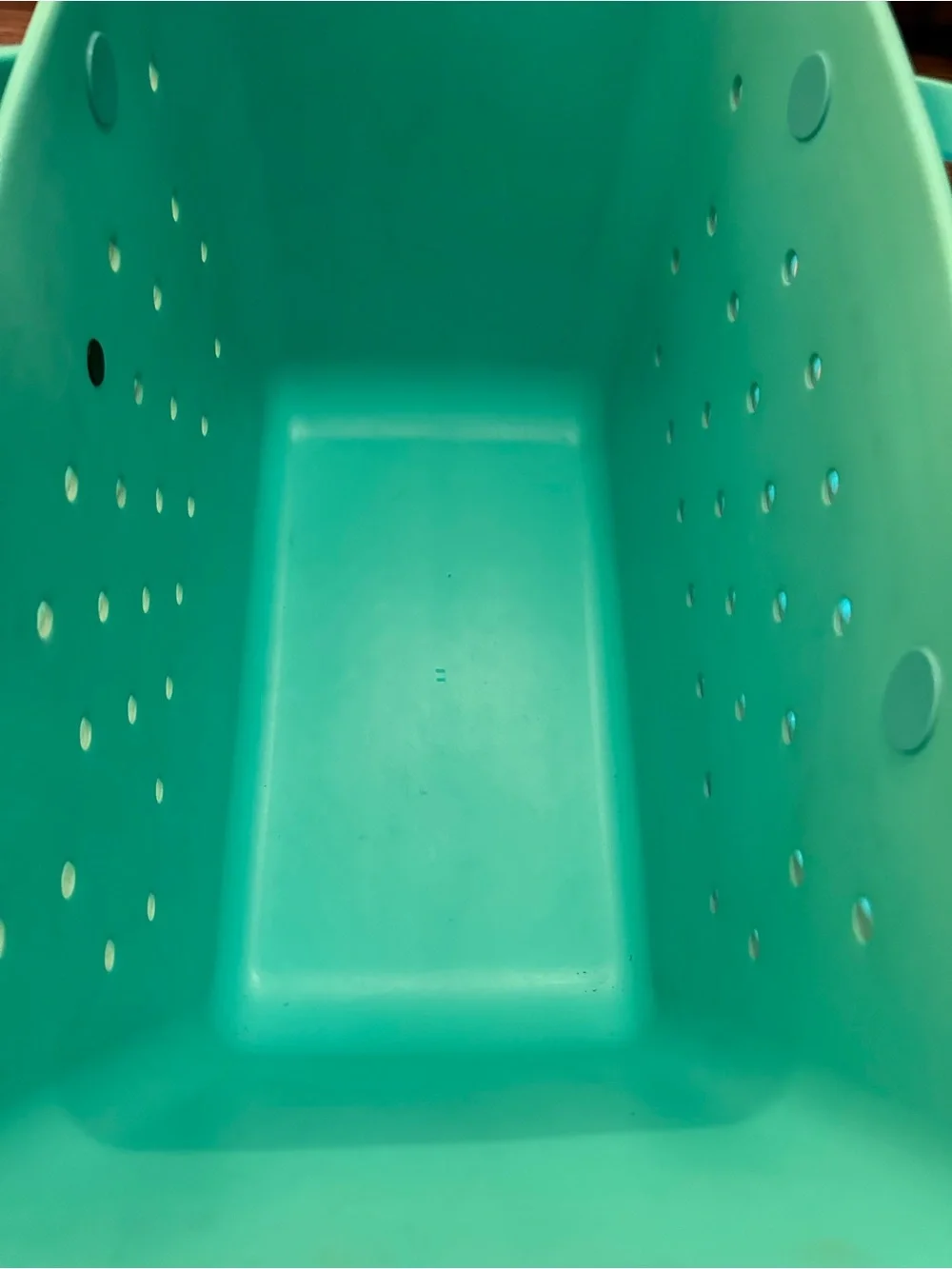 Simply Southern Mint Green Ventilated Storage Tote with Handle